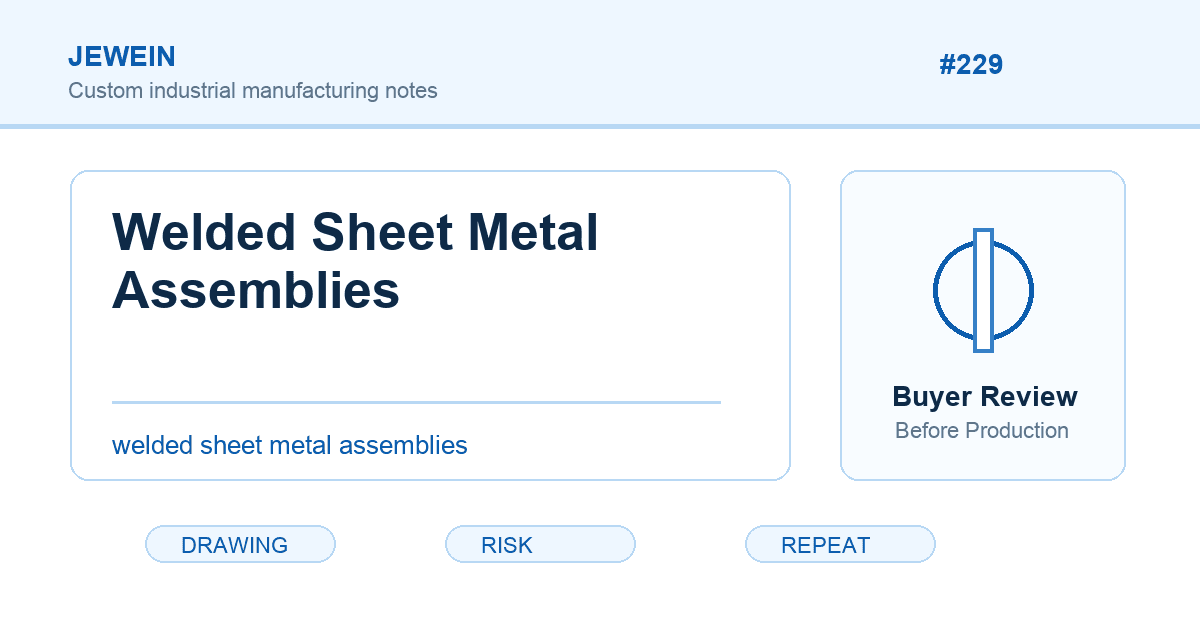 Welded Sheet Metal Assemblies: When Individual Parts Pass but the Product Does Not Fit