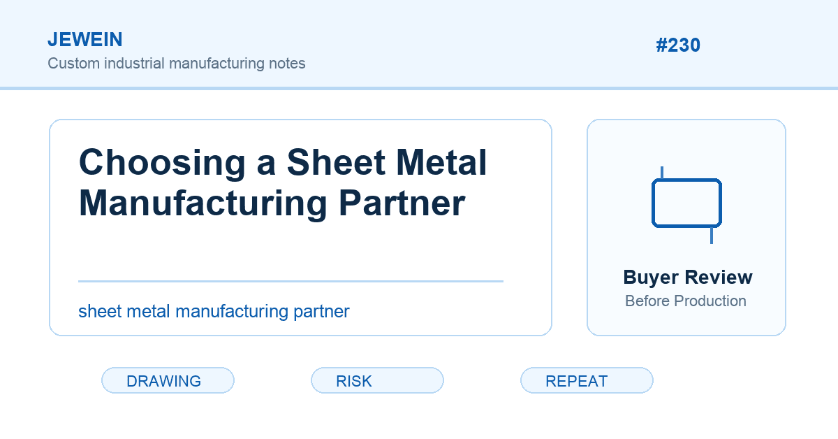 Choosing a Sheet Metal Manufacturing Partner: Look Beyond the Machine List